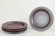 Arabia Finland
Plates 
“Ruska”, 
1960/70s.
Four dinner 
plates in dark 
brown stoneware 
from ...