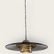 Jan-Eskild Eskildsson, Belid, Sweden, reflector Ceiling lamp in smoked glass and brass, Diameter ...