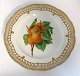 Royal 
Copenhagen 
Flora Danica, 
fruit plate. 
Lunch plate 
with open-work 
border. Design 
# ...