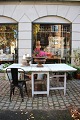 Old Swedish 
Gustavian 19th 
century folding 
table in a nice 
original gray 
color with a 
super nice ...