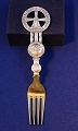 Michelsen 
Christmas 
spoons and 
forks of Danish 
gilt sterling 
silver. 
Anton 
Michelsen 
Christmas ...