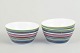Alfredo Häberli for IittalaBowls “Origo”, 2000s.Three colourful porcelain bowls from the ...