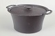 Rosenlew, FinlandLarge cast-iron cooking pot with lid, 1970/80s.Classic cast-iron pot in ...