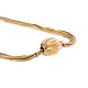 Ole Lynggaard Copenhagen 14kt gold necklace with Coffee bean-clasp. L: 41cm