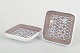 Ingrid 
Atterberg for 
Upsala-Ekeby
2 dishes, 
model 2144, 
1960s.
Two square 
faience dishes 
with ...