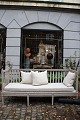 Gustavian 
Swedish 19th 
century sofa 
bench in 
original ...
