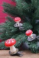 Old Christmas 
tree ornament 
in the shape of 
a Christmas 
mushroom (red 
fly agaric) 
made of ...