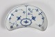 Royal 
Copenhagen Blue 
Fluted 
Half moon 
shaped dish no. 
1/154
with stamp 
from 1923-34 
...