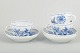 Meissen Blue Onion three coffee cups with matching saucers.Set of three Meissen coffee cups ...