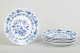 Meissen Blue Onion6 salad plates, late 20th century.Set of six Meissen plates in the classic ...