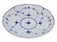 Royal 
Copenhagen Blue 
Fluted Plain, 
round bowl with 
edgy border.
The factory 
mark tells, 
that ...