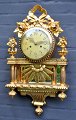 Swedish gilded 
wall clock, 
20th century.