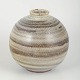 Saxbo, large stoneware vase, early mark, 1930s.Large spherical stoneware vase from Saxbo with ...