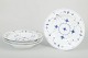 Royal Copenhagen Blue Fluted, model 1/165.Set of four deep plates.Set of four deep plates in ...