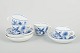 Meissen – “Blue Onion”Set of four demitasse cups with saucers, late 19th ...