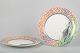 Gien, France“Savane” – Set of 2 large dinner plates, 1980s.Two decorative faience dinner ...