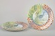 Gien, France“Savane” – Set of 3 lunch plates, 1980s.Decorative faience plates by Gien in the ...