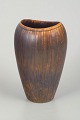 Gunnar Nylund for RörstrandVase, mid-20th century.Tall, organically shaped stoneware vase ...