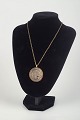 Jorma Laine, FinlandBronze necklace, 1970s.Bronze medallion in Laine’s characteristic ...