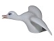 Royal 
Copenhagen bird 
figurine, white 
flying duck.
Decoration 
number 7/2215.
Factory ...