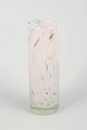 Per Lütken for Holmegaard"Cascade" Glass vase, 1970s.Mouth-blown cylindrical glass vase by ...