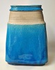 Kähler, Nils Joakim (1906 - 1979): Large vase. Made for HA Kähler, Næsteved. Turquoise glaze. ...
