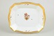Royal CopenhagenGolden Basket, Cake Dish.Beautiful octagonal porcelain cake dish from Royal ...