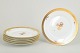 Royal CopenhagenGolden Basket, Set of 6 Lunch Plates.Set of six lunch plates in porcelain ...