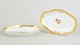 Royal CopenhagenGolden Basket, Pair of Cake Dishes.Set of two elegant porcelain cake dishes ...
