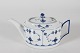 Royal Copenhagen Blue Fluted Plain Oblong teapot 254
