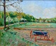 Naur, Albert (1889 - 1973) Denmark: A Seed Drill in a ...