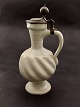 Faience wine jug height 28 cm. with tin lid 19th century. item no. 638339