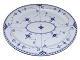Blue Fluted Half LaceExtra flat platter 36.9 cm. #641