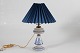 Danish GlassworkOld danish table lamp with shadeThe lamp base is made of opaline ...
