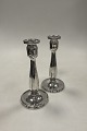Georg Jensen Sterling Silver Pair of Candlesticks No. 119Measures 19,2cm / 7.56 ...