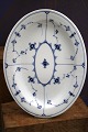 Antique Blue Fluted Plain Oval Dish from Royal Copenhagen from the years 1898-1923. 34.5x26cm. ...