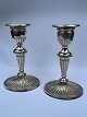 Pair of silver plated candlesticks designed by Svend Toksværd. In good condition without damage ...