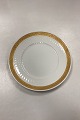 Royal Copenhagen Gold Fan Buffet Plate No. 11505Measures 28,5 cm / 11.22 inch