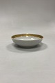 Royal Copenhagen Gold Fan Bowl No. 11529Measures 13.2 cm x 3.7 cm / 5.20 inch x 1.46 inch