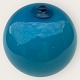 Holmegaard Turquoise glass ball for hanging or for use with Carnaby / Otto Bauer vases, ...