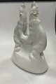 Royal Copenhagen Art Nouveau Crystalline Vase with two Polar Bears by Valdemar Engelhardt H81. ...