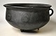Three-legged Jutland pot with two handles, 20th century. Knudsgaard by Ole Flemming Nielsen. ...
