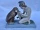 Royal Copenhagen Biscuit figure: Ganymede with Jupiter's ...