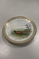 Royal Copenhagen Flora Danica/Fauna Danica Game Lunch Plate No 240/3550Measures 22cm / 8.66 ...