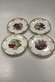 Set of 12 German Furstenberg Fruit Plates in overglaze ...