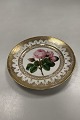 Royal Copenhagen Antique Plate with Flower Motif and ...