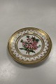 Royal Copenhagen Antique Plate with Flower Motif and ...