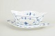 Royal CopenhagenBlue Fluted Plain sauce boat with stand, 1967.Sauce boat from the classic ...