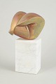 Yetty Sutjihati MikkelsenBronze sculpture, 1980s.Abstract, organically shaped solid bronze ...