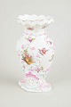 Meissen vase, early 19th century.Rare porcelain vase with rich relief modelling and ...